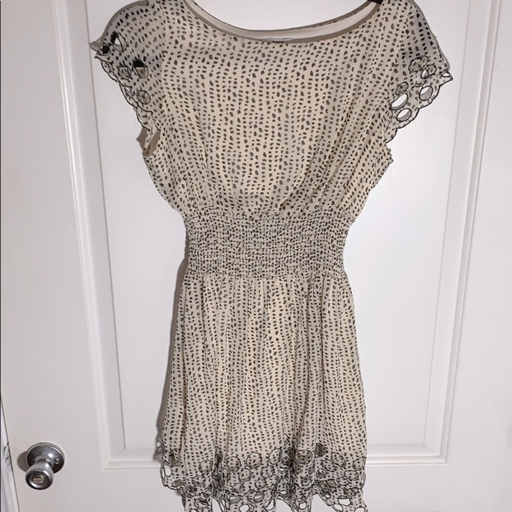 Bar III white and black dress. Size S